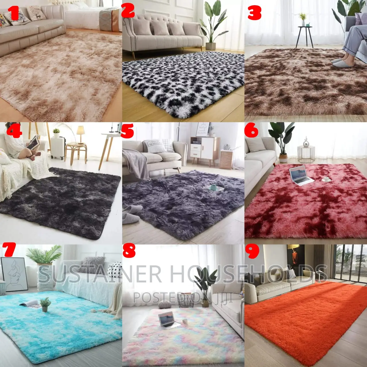 *Soft Fluffy Carpets*
~ *Size~ 5*8*