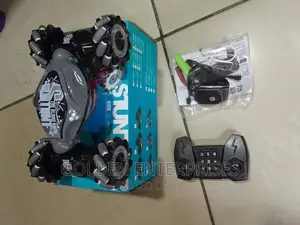 Kid's Grey RC Stunt Car With Hand Gesture and Controller