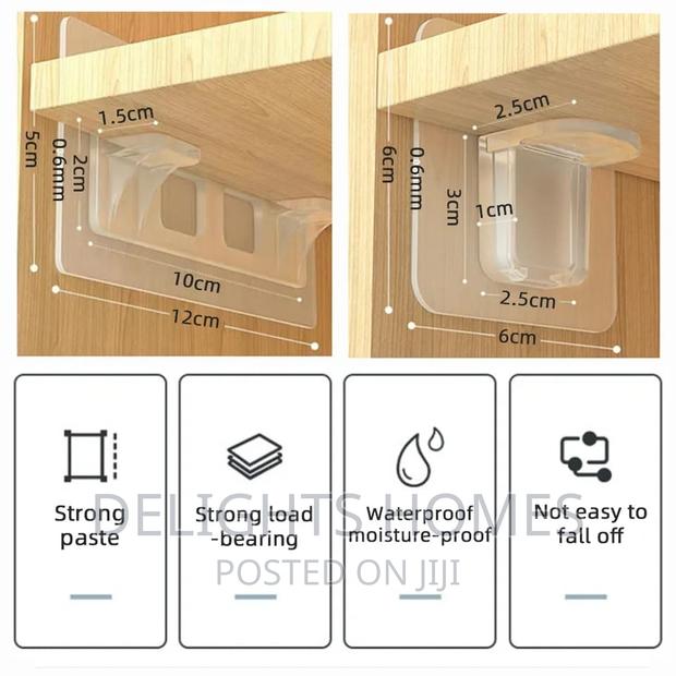 *10pc Shelf Support Adhesive Stickers
