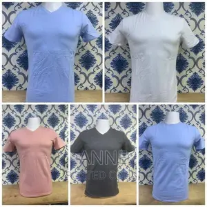 Cotton Round -V_neck T.Shirt