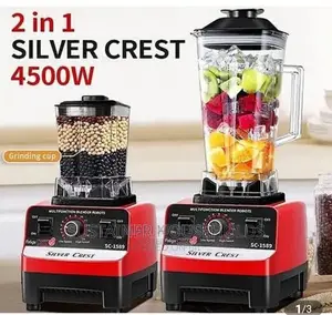*2 in 1 Silvercrest Commercial Blender 4500w With 2 Jugs*.