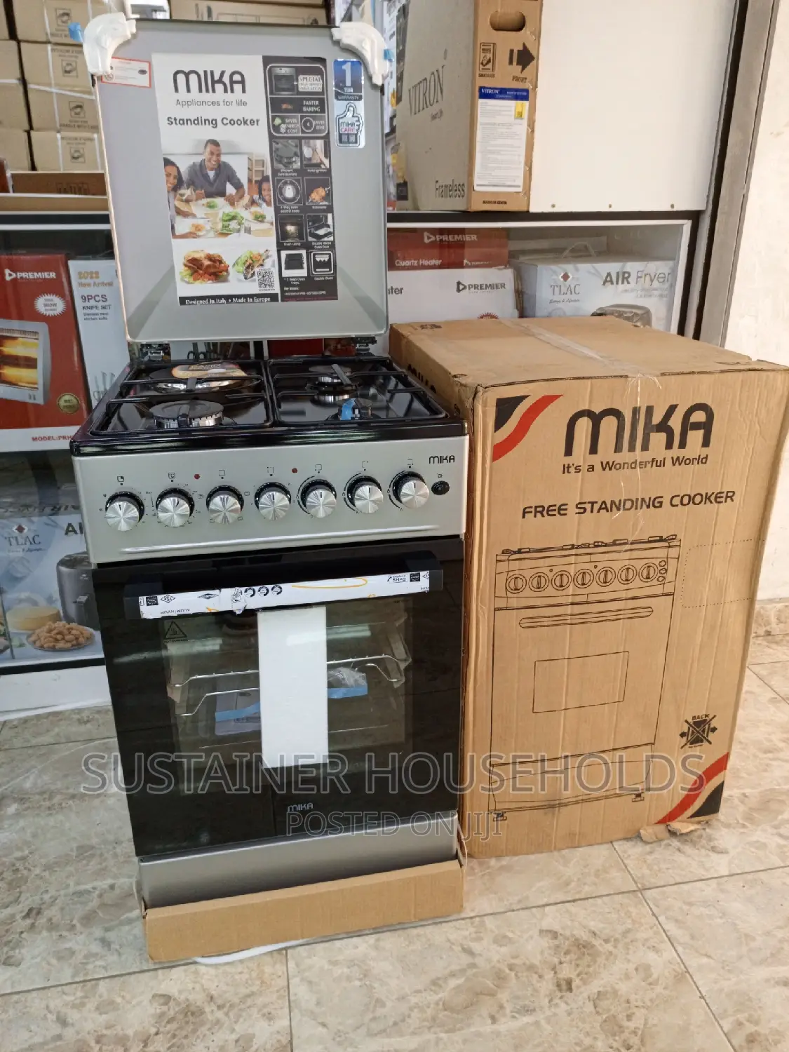 Mika Cooker 
60*50
3+1
Electric Oven