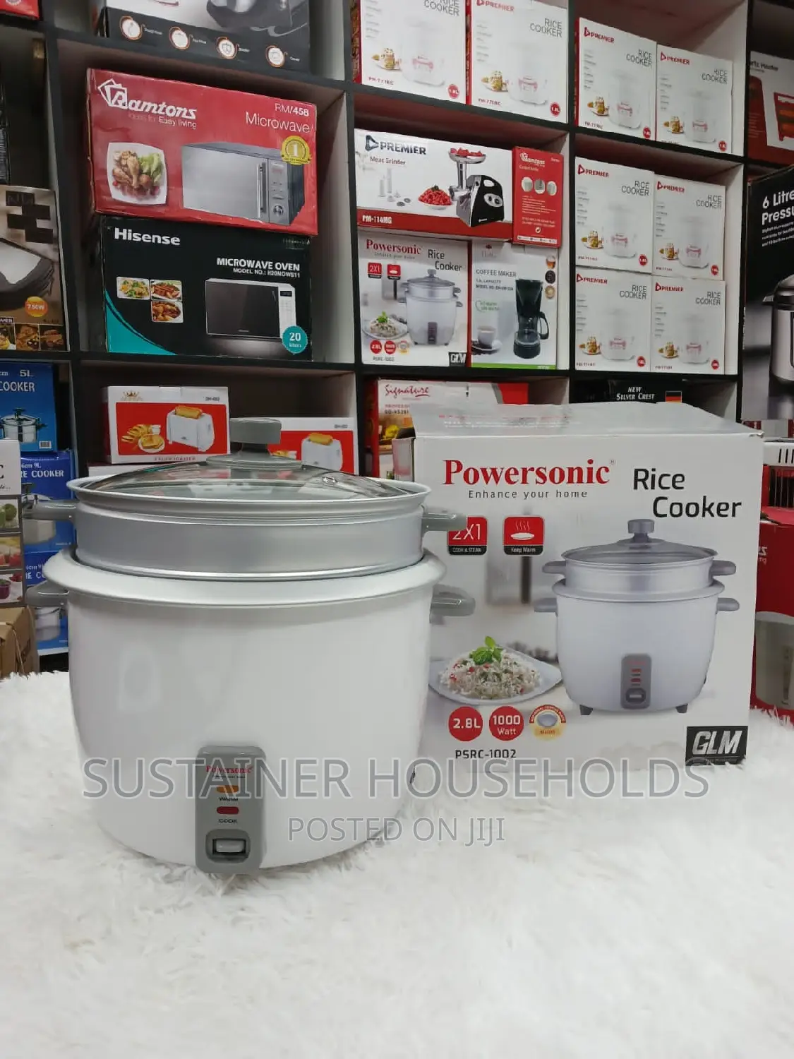  
Rice Cookers
Powersonic 2 in Rice Cooker+Steamer