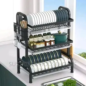 Carbon Steel Dishracks 
Rust Free
Heavy Duty
3 Tiers