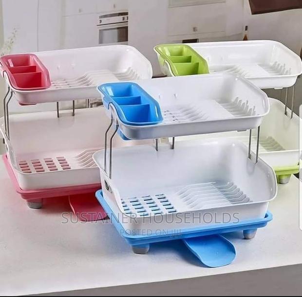 *2 Tier Dish Rack. Colours*
Green
Blue
Pink