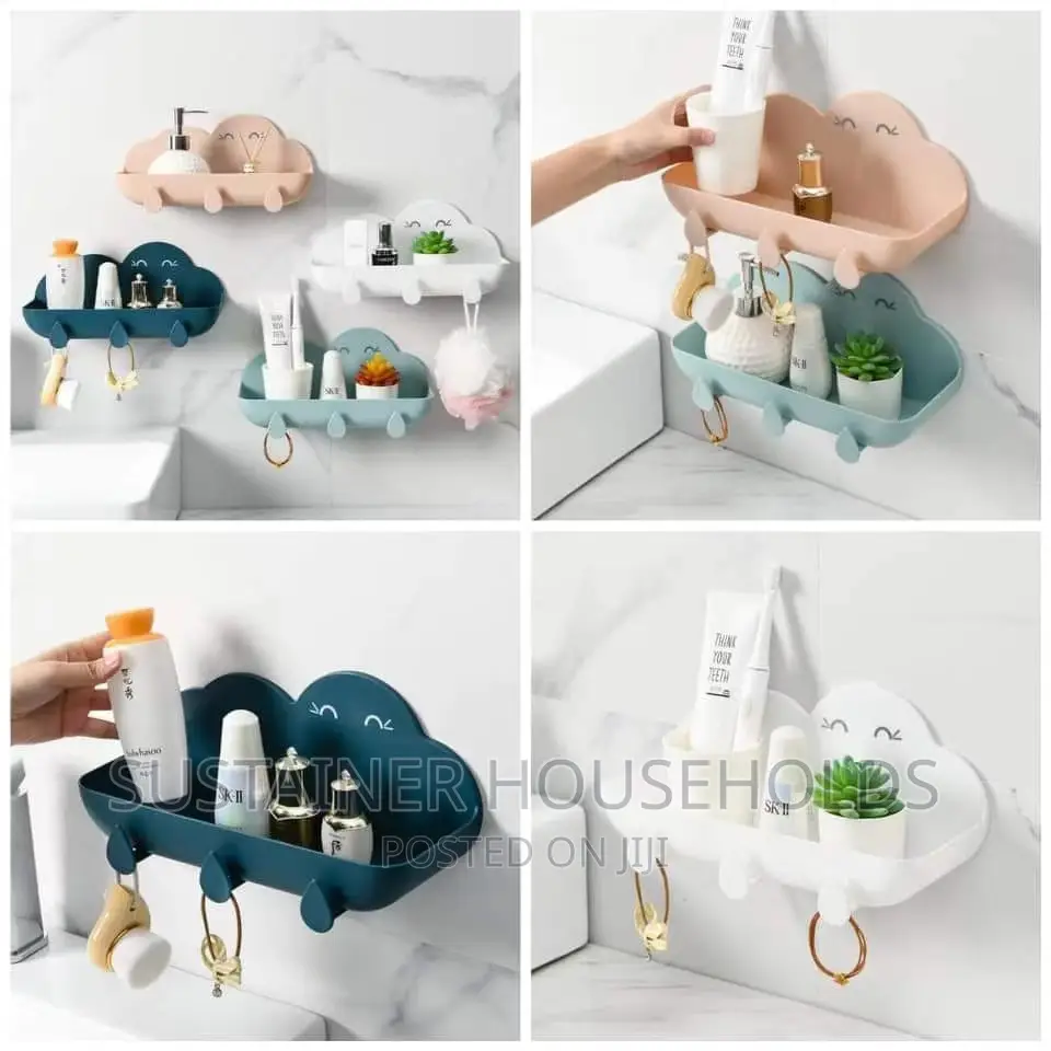 Cloud Bathroom Organizer Set