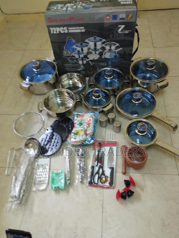 72pcs Stainless Cookware Set - main view
