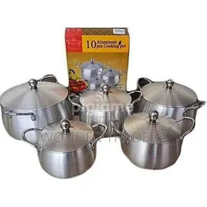 10pcs Aluminum Cookware Set