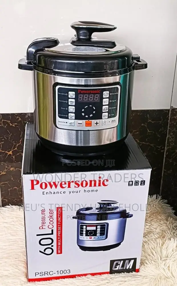 Powersomic Electric Pressure Cooker 6l