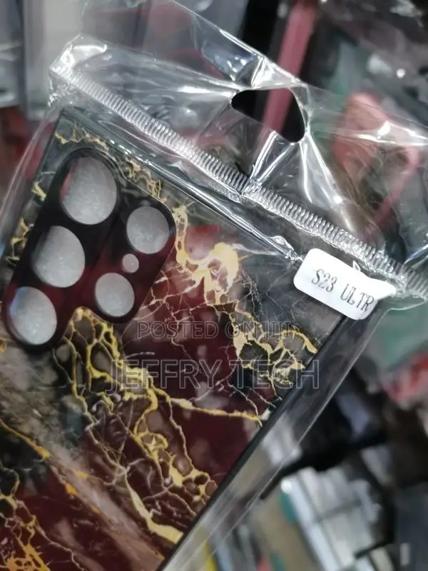 Marble - Black Samsung Galaxy S23 Ultra 5G Case