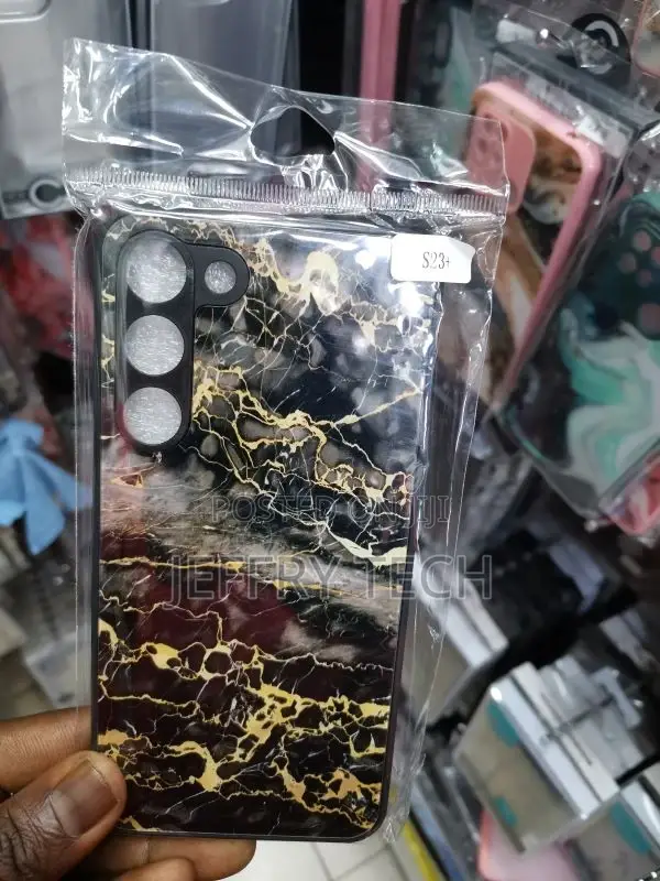 Samsung Galaxy S23 Plus 5G Cover- Black Marble Series