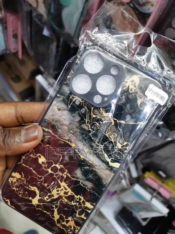 Fabulous Marble iPhone 14 Pro Max Case Black - thumbnail 3