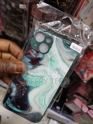 Green Marble Apple iPhone 14 Plus Hard Shell Phone Case