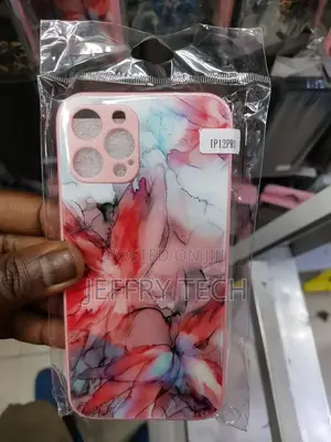 Marble Flower Shell Series Case for iPhone 12 Pro Bumper Sli