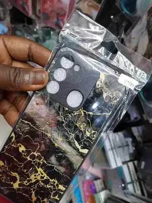 Black Marble Texture Golden Silk Tecno Spark 9 Mobile Cover