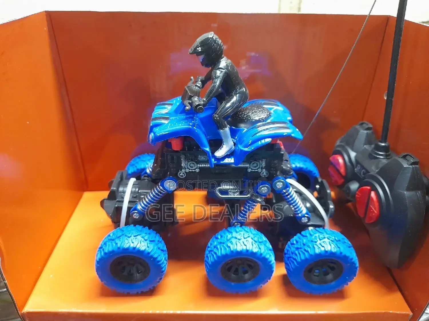 Rechargeable 6 Wheels Remote Control Motorcycle ATV Toy