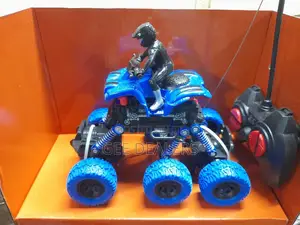Rechargeable 6 Wheels Remote Control Motorcycle ATV Toy