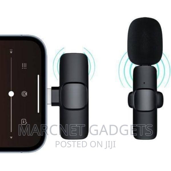  Wireless Bluetooth Microphone for- Type C - iPhone Black - main view