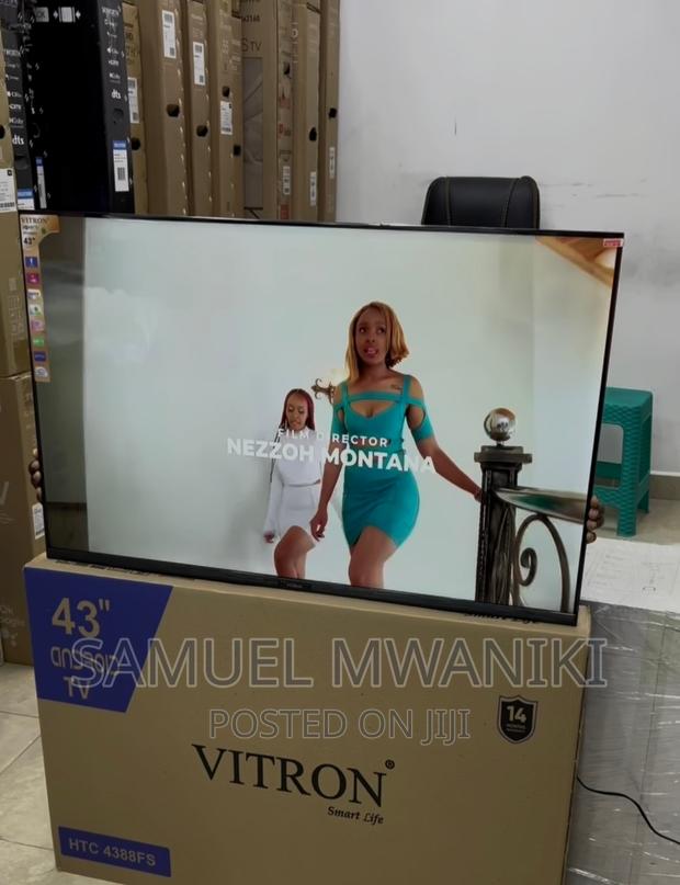 Vitron 43" FHD Frameless Smart Android Tv Inbuilt Decoder - thumbnail 2