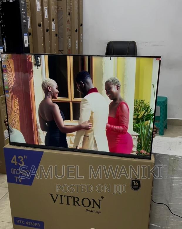Vitron 43" FHD Frameless Smart Android Tv Inbuilt Decoder - thumbnail 4