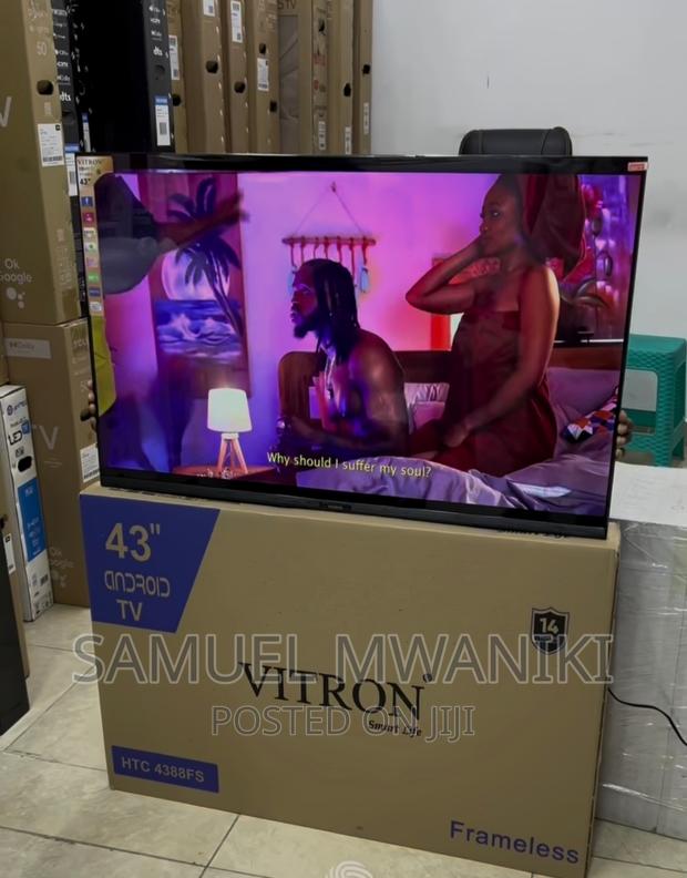 Vitron 43" FHD Frameless Smart Android Tv Inbuilt Decoder - thumbnail 8