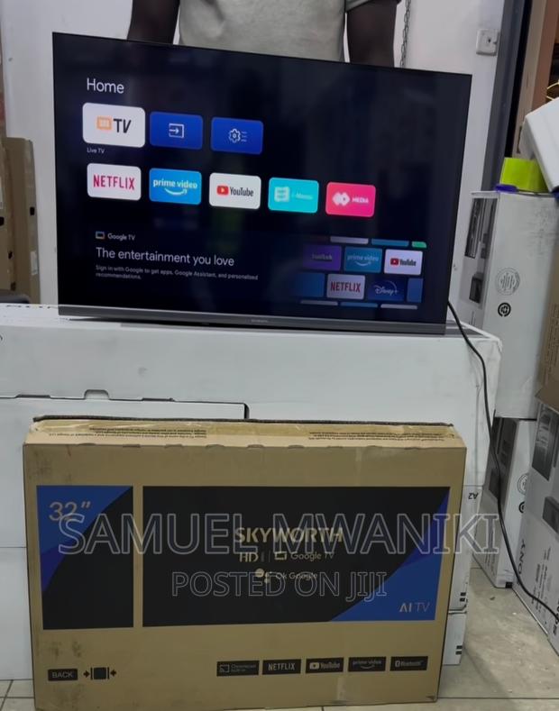 Skyworth 32” Full Hd Frameless Smart Google Tv – Black