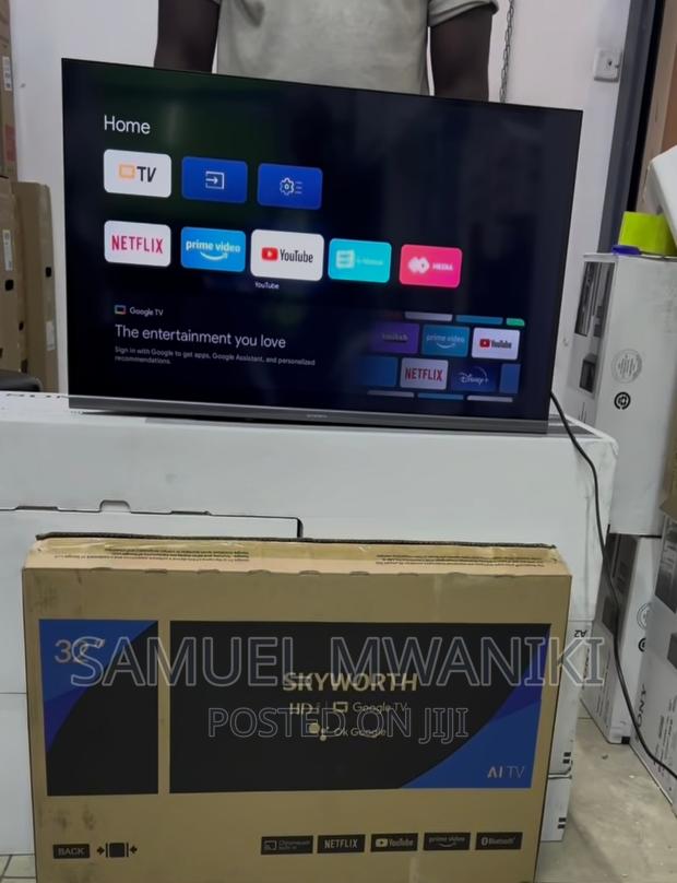 Skyworth 32” Full Hd Frameless Smart Google Tv – Black - thumbnail 4