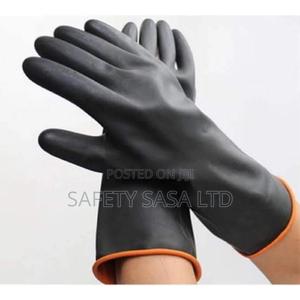 Rubber Gloves 14inch - thumbnail 2