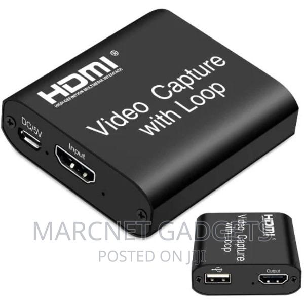 Video Hdmi Capture Card With Loop Out 1080p 60fps Usb 2.0