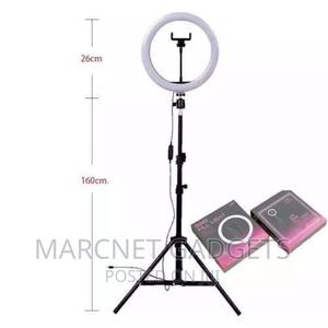 Ring Light With Phone Holder & Tripod Stand - 10'' - thumbnail 2