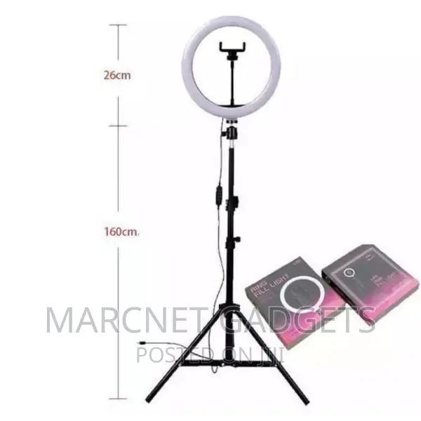 Ring Light With Phone Holder & Tripod Stand - 10''