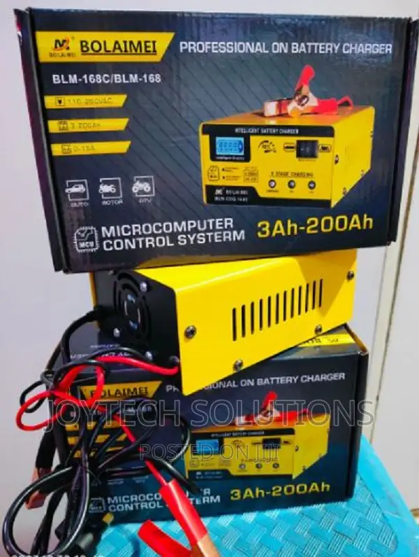 New 12v/24v Intelligent Car Battery Fast Pulse Charger