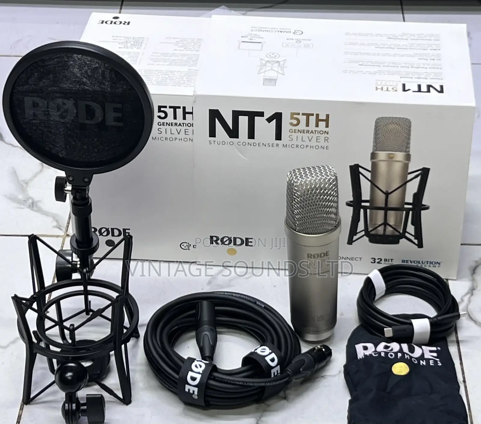 RODE NT1 5th Generation Condenser XLR/USB Microphone