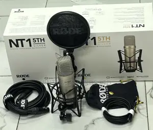 RODE NT1 5th Generation Condenser XLR/USB Microphone Silver