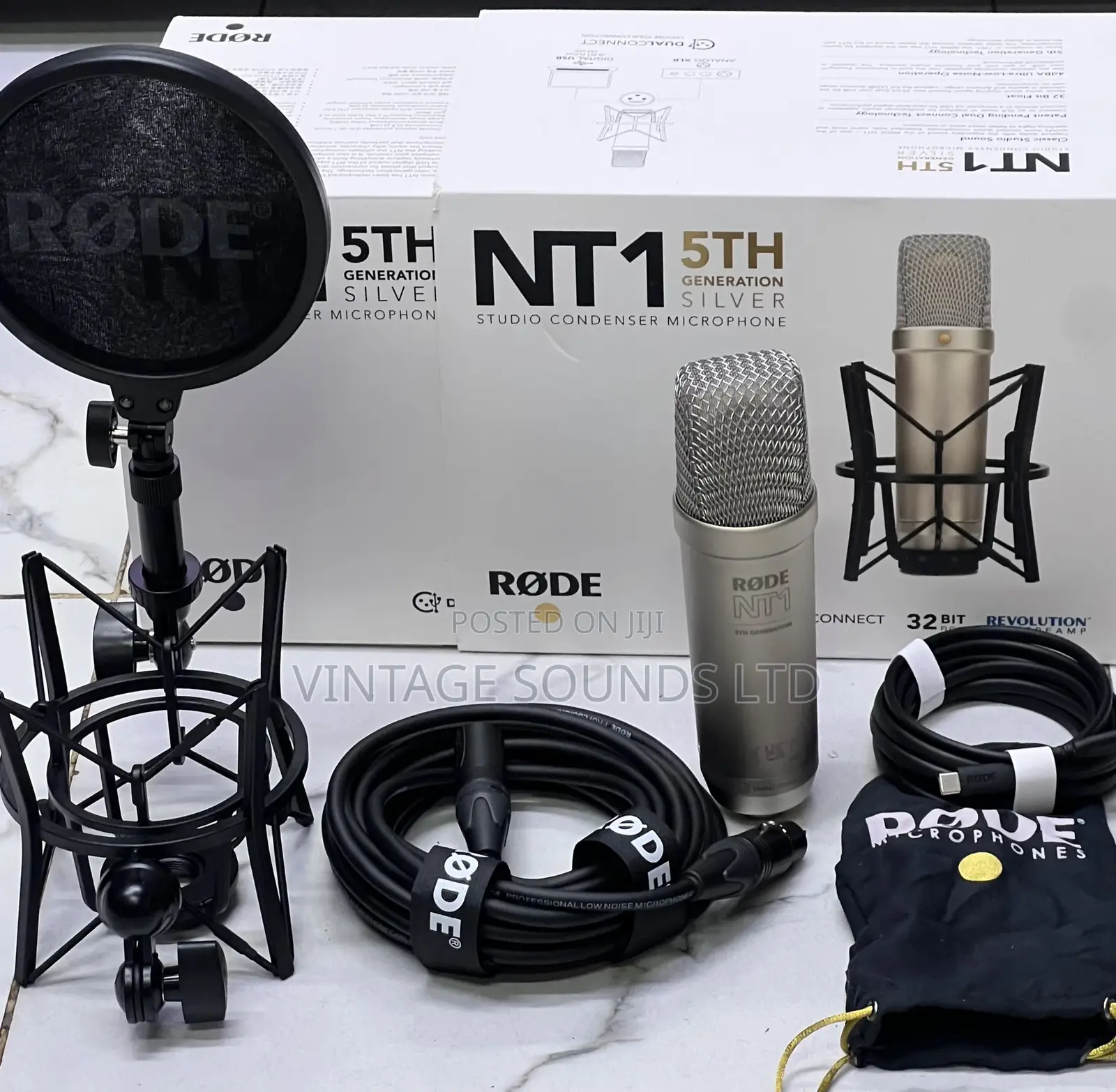 Studio RODE NT1 5th Generation Condenser XLR/USB Microphone