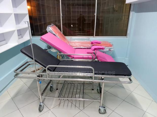 Patient Stretcher With Adjustable Headrest - main view