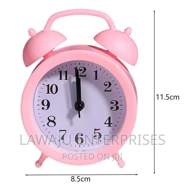 Cute Alarm Clock With Large Analog Battery Operated Clock - thumbnail 2