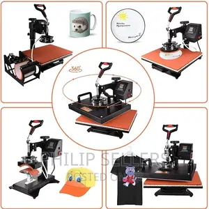 Combo Type Can Transfer Images Like T-Shirt, Mug, Plate, Cap