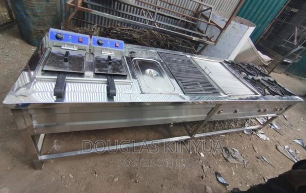 Combined Cooker/Cooking (Stainless Steel). - main view