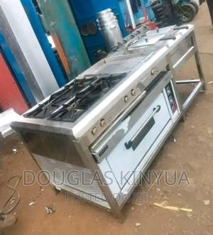 Combined Cooking Range/ Cooking Unit Stainless Steel. - main view