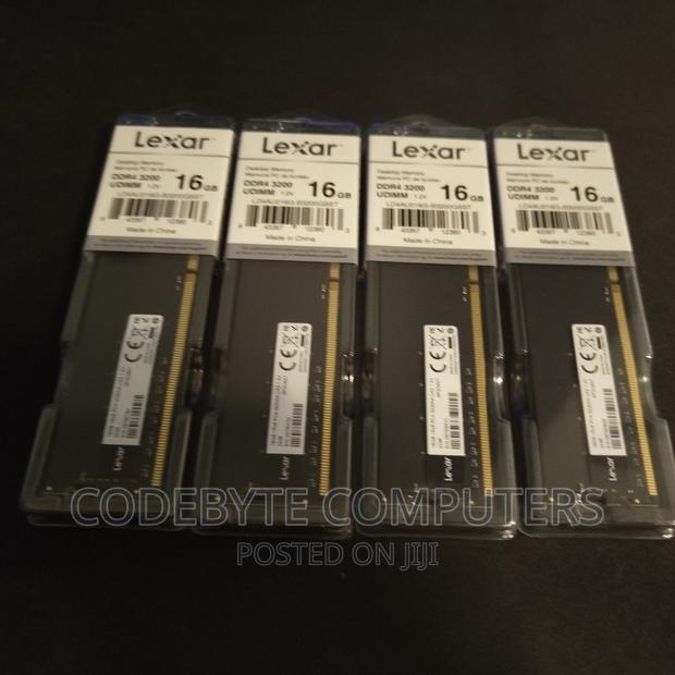 Lexar 16GB Desktop RAM DDR4 3200mhz - main view