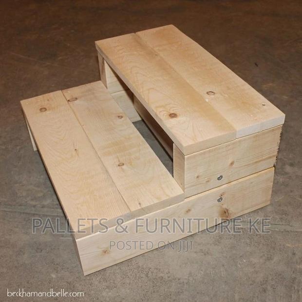 Varnished Step Stool - main view