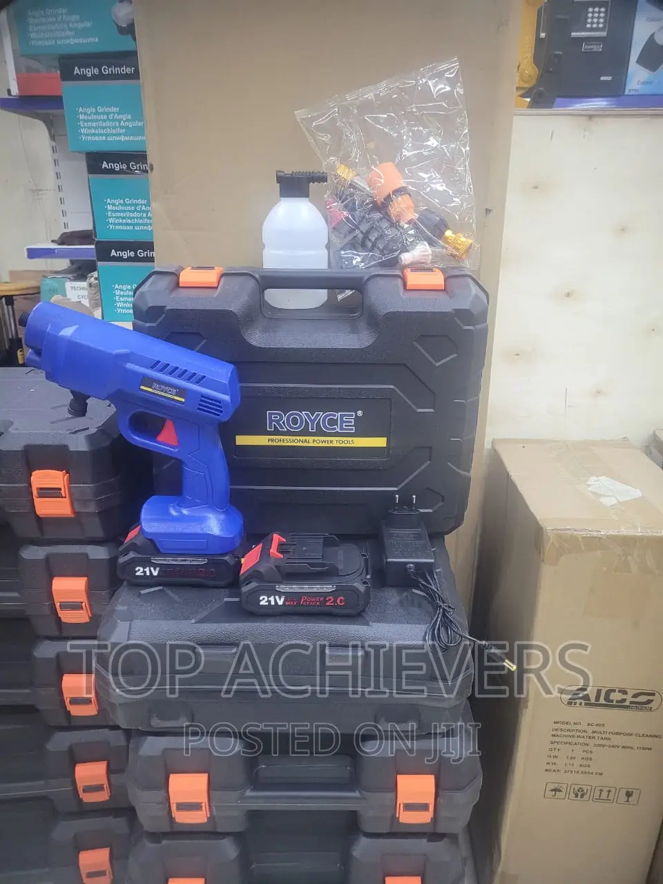 Cordless Pressure Washer Machine With 2batteries/