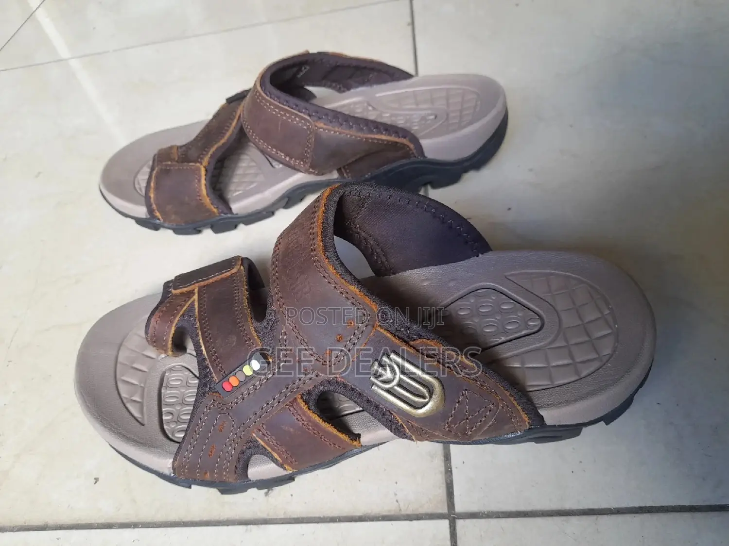 Genuine Leather Men Open Shoes 40-44