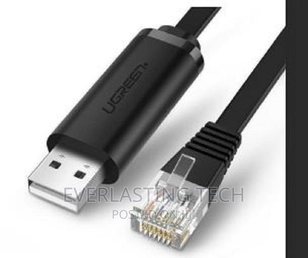 /UGREEN USB-A to RJ45 Console Cable 1.5m Black - main view