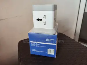 Extension Cables Ensave Cube 4 Way + 3 USB Ports Space Saver