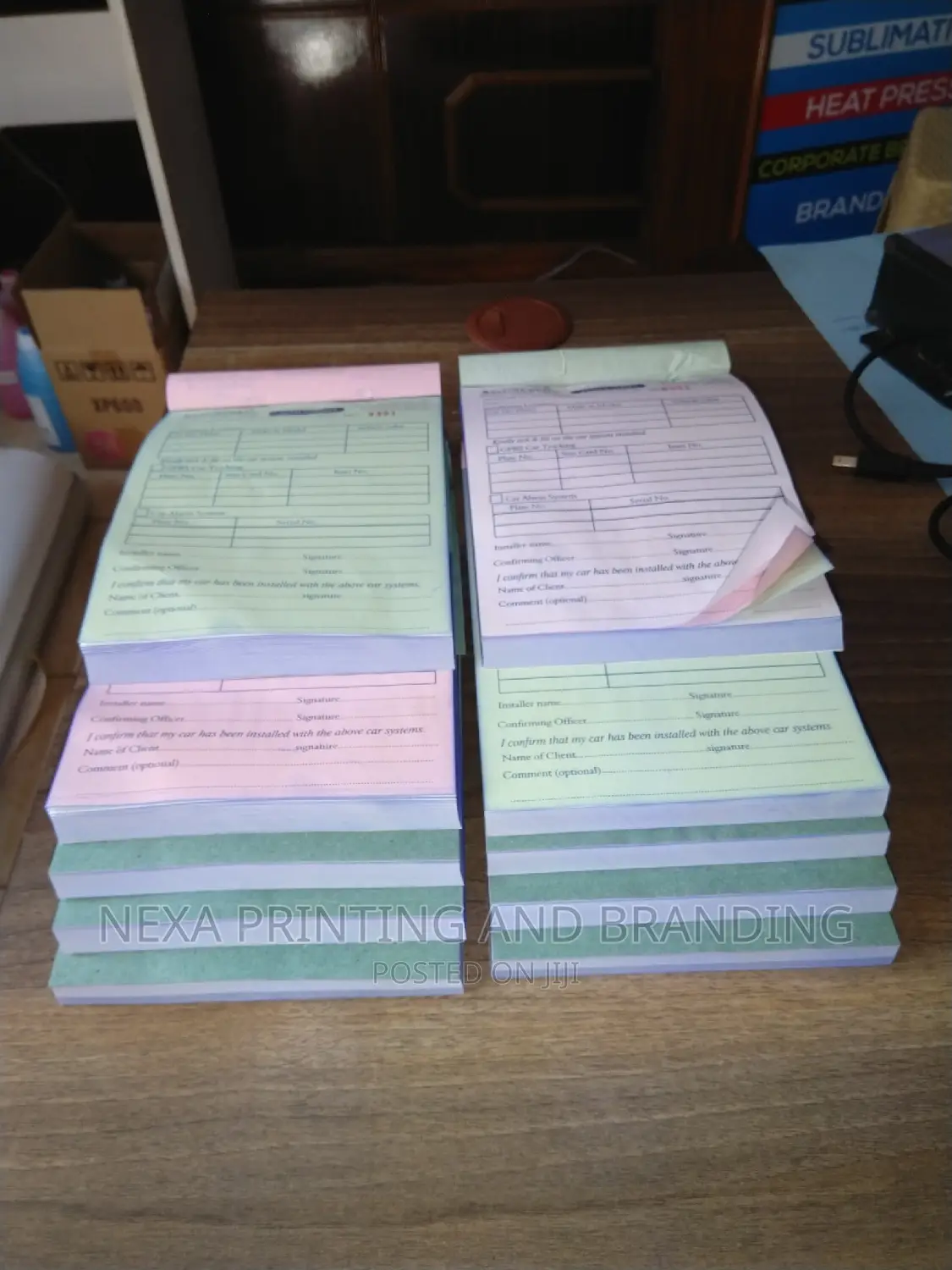 Triplicate Receipts