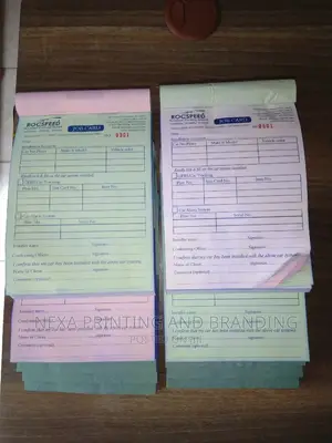 Triplicate Receipts
