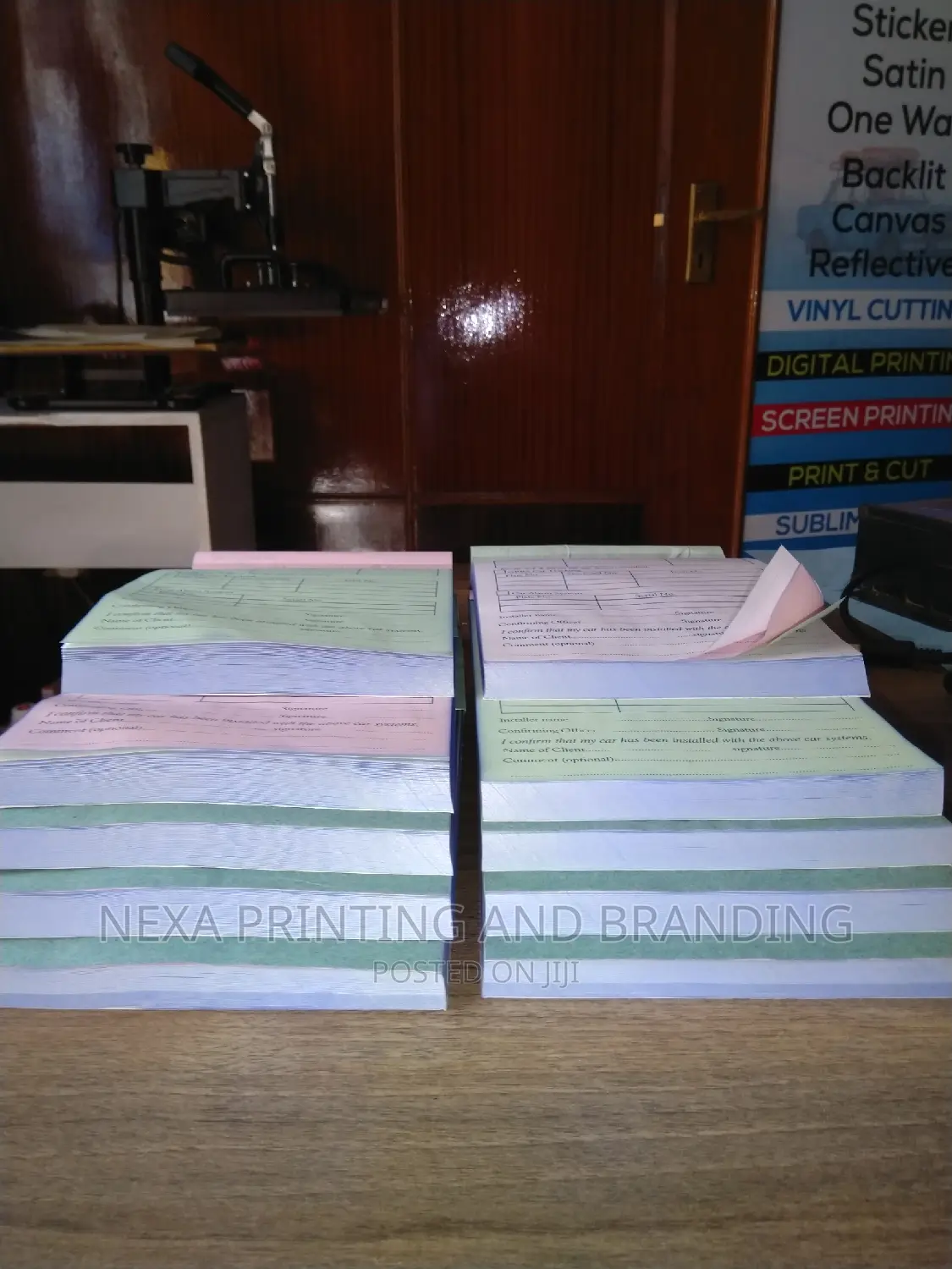 Triplicate Receipts