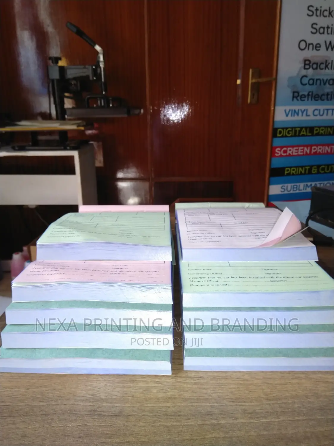 Triplicate Receipts